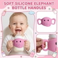thumbnail image 1 of Moonsky Bottle Handles for Baby, Soft Silicone Grip for Cups and Water Bottles, Compatible with Most Standard Bottles, 1 of 5