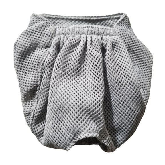 Moonsky Breathable Anti-bite Cat Muzzle Mask Grooming Safety Tool Transparent Mesh Fabric Pet Health Accessory, Light Gray