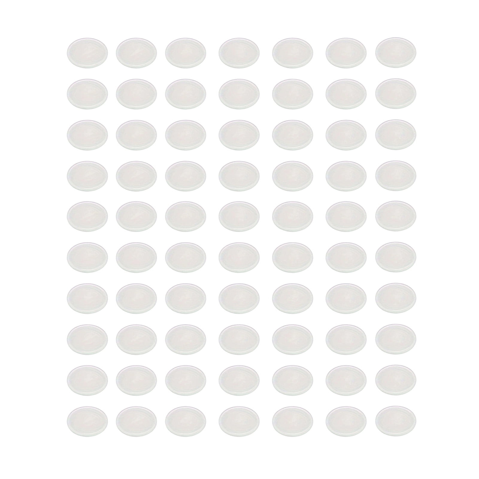 Moonsky Cabinet Door Bumpers Clear Self Adhesive0.3inch Diameter Rubber Dots for Non SlipCabinet Soft Close