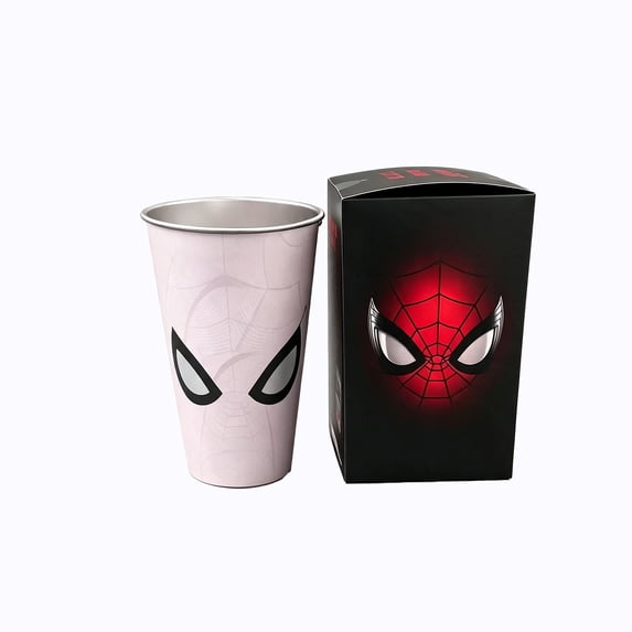 Moonsky Color Changing Spider Hero Tumbler – Glow in the Dark Movie Theme Cold Cup for Home, Parties & Events