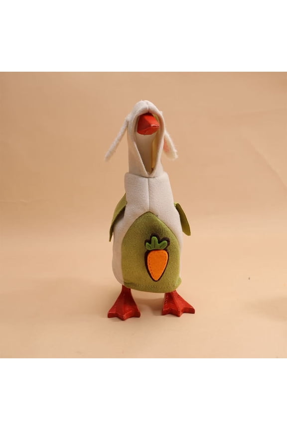 Desk Buddy Easter Set, Adorable Mini Goose Figures, Fun Decoration for Office, Study or Kids‘ Room During Spring Green 1PC