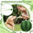 thumbnail image 1 of Moonsky Dog Rope Ball Toy, Durable Rubber Knot Ball for Aggressive Chewers and Molar Teeth Cleaning for Indoor Play, 1 of 6