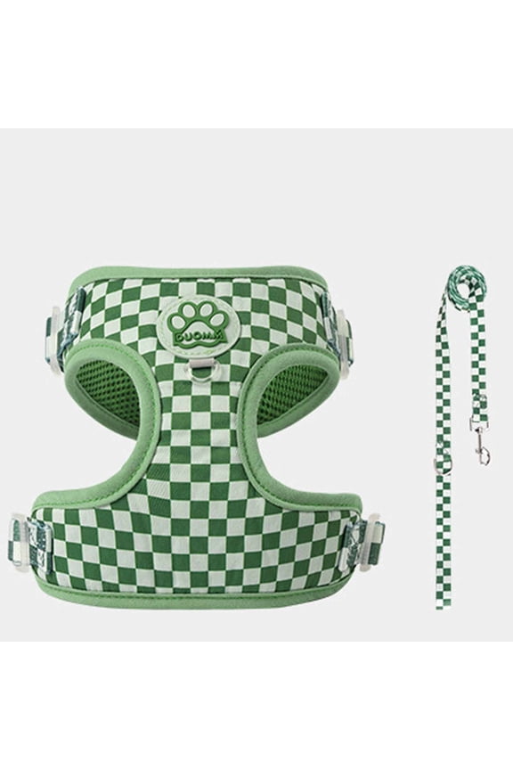 Escape-Proof Dog Harness for Small Dogs with Adjustable Soft Padded Vest for Secure Walking and Training Polyester, E S