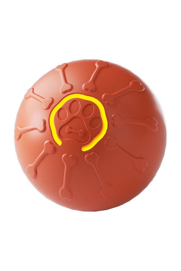Gravity Bouncing Ball, Automatic Jumping Dog Toy with Interactive Motion for Self-Play and Boredom Relief, Plastic, Orange