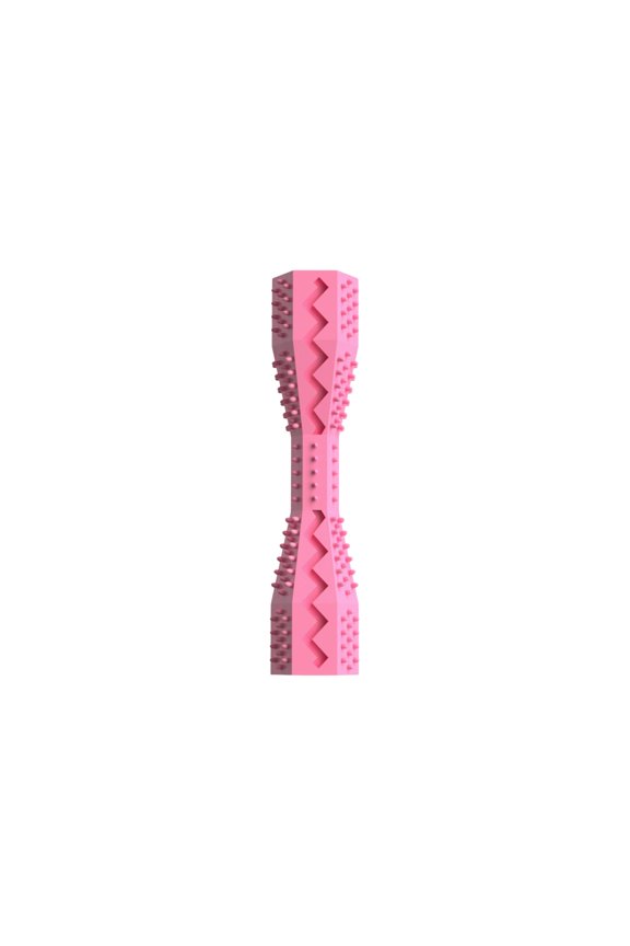 Hexagonal Dog Chew Toy, Durable TPR Molar Stick for Aggressive Chewers, Interactive Boredom Relief Pet Toy for Small Dogs