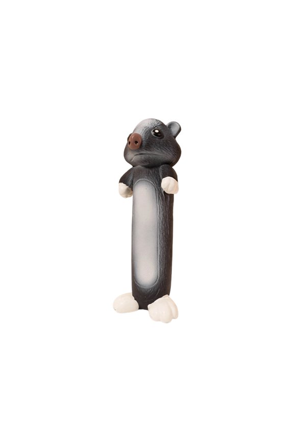 Latex Otter Shape Long Squeaky Toy for Dog Teething and Durable Chewing with Water Resistant Finish