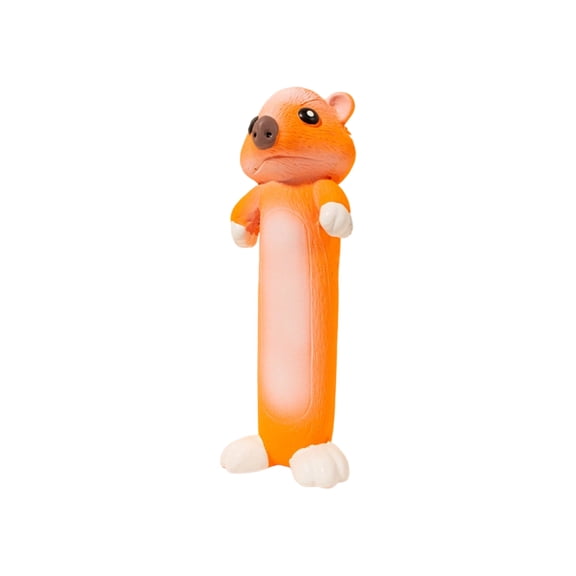 Moonsky Latex Otter Shape Long Squeaky Toy for Dog Teething and Durable Chewing with Water Resistant Finish