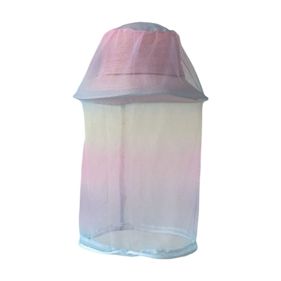 Moonsky Mosquito Head Net Mesh for Adults, XL Extra Fine Soft No-See-Um Gnat Barrier for Hiking and Fishing, Adjustable Drawstring Pouch Multicolor XL