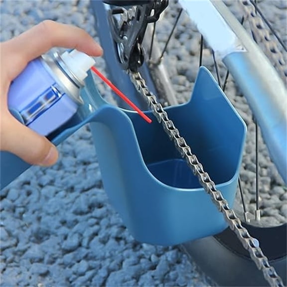 Moonsky Motorcycle Chain Oiler Guard - Splash Guard Protects Wheel & Swingarm from Excess Chain Lube Spray, Easy Cleanup a 1PC