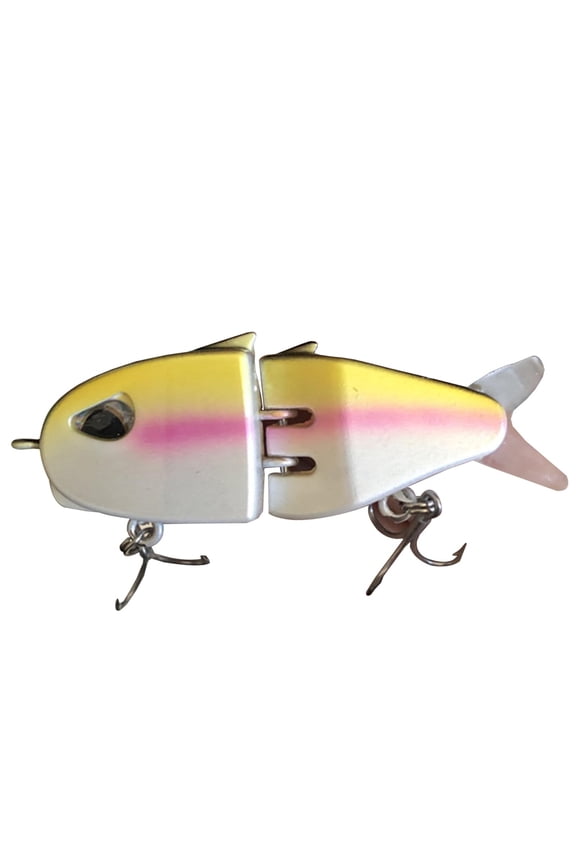 Multi-Jointed Plastic Lure Realistic Swimbait Artificial Fishing Bait Tackle