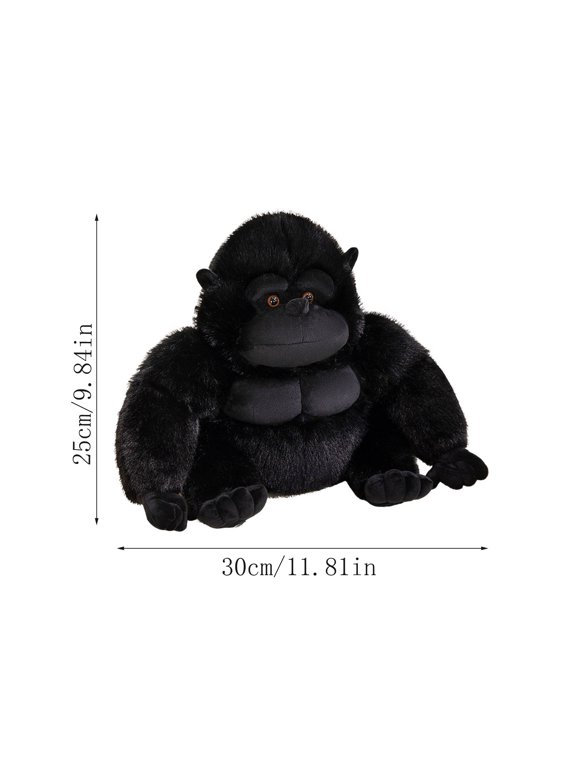 PP Cotton Realistic Gorilla Stuffed Animal for Wildlife Lovers and Jungle Theme Home Decoration