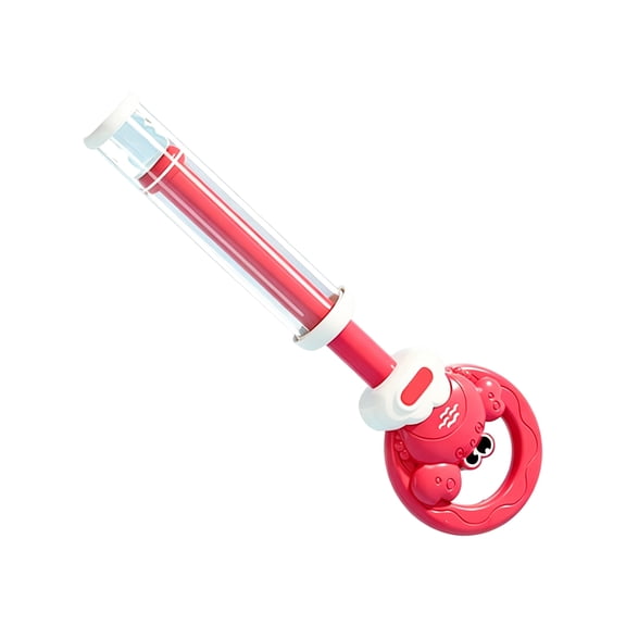 Moonsky Plastic Fireworks Style Water Squirt Gun with Pull Action for Outdoor Summer Beach Water Play Red