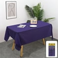 thumbnail image 1 of Moonsky Plastic Tablecloth 54x72in Disposable Rectangle Table Covers Waterproof PEVA Tablecloth for Birthday Wedding Picnic Party Decoration Navy Solid Color, 1 of 5