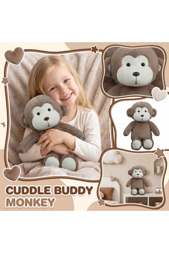 Plush Cute Soft Stuffed Figure with Premium Filling for Creative Home Display and Desktop Decoration