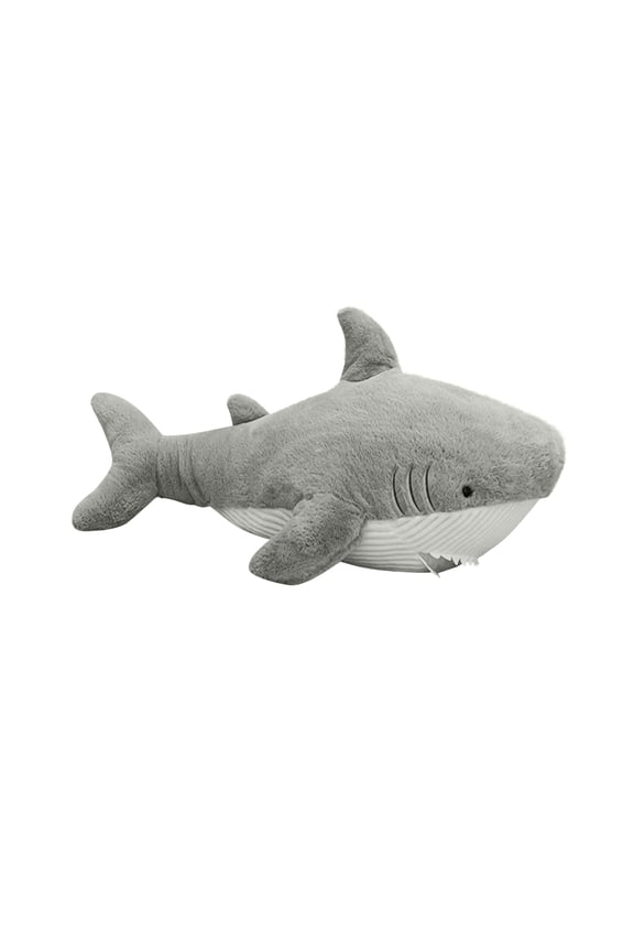 Plush Shark Stuffed Animal Toy Soft Cuddly Marine Life Pillow for Home Decoration and Soothing Companion Gift for Friends