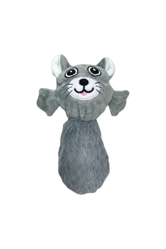 Plush Squeaky Dog Toy with Cartoon Animal Shape for Aggressive Chewers and Pet Teeth Cleaning Training