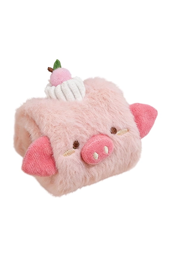 Plush Swiss Roll Pet Squeaky Toy with Crinkle Paper for Dog Boredom Relief and Interactive Play Accessory