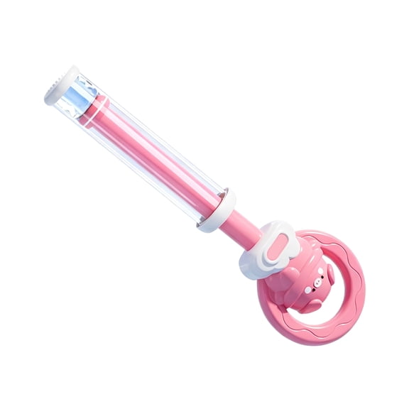 Moonsky Pump-Action Water Gun, Clear Tube Design, High-Reach Ring-Pull, Summer Pool & Outdoor Fun Play Accessory