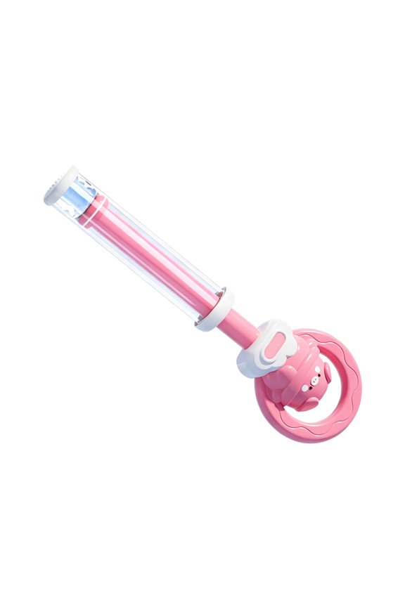Pump-Action Water Gun, Clear Tube Design, High-Reach Ring-Pull, Summer Pool & Outdoor Fun Play Accessory