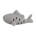 thumbnail image 1 of Moonsky Silicone Fish Cat Toy, Interactive Food Hiding Slow Feeder for Dental Health and Boredom Relief, Soft Chew Toy, Light Gray, 1 of 6