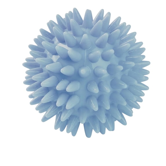 Moonsky Squeaky Spiked Ball Dog Toy for Teething and Boredom with Dur-able TPR Material for Aggressive Chewers 2.2in Plastic, Blue