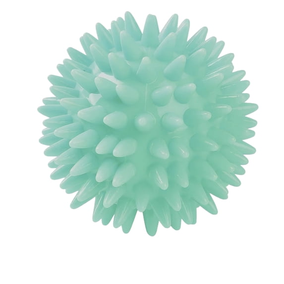 Moonsky Squeaky Spiked Ball Dog Toy for Teething and Boredom with Dur-able TPR Material for Aggressive Chewers 2.2in Plastic, Green