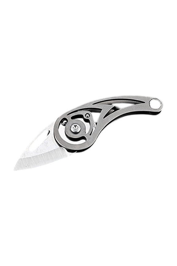 Titanium Keychain Utility Tool, Mini Portable Box Cutter and Letter Opener for Daily Use, Lightweight Pocket Multi-Tool, 1-Piece