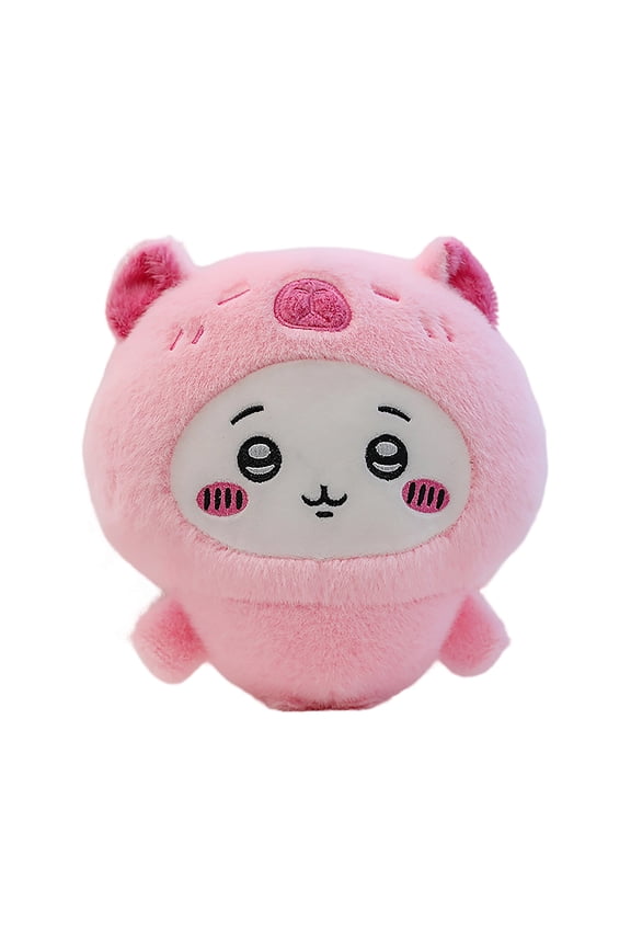 Usagi Cartoon Plush, Cute Chi1kawa Animal Stuffed Doll for Desktop Decoration and Soft Huggable Pillow for Adults, Yellow