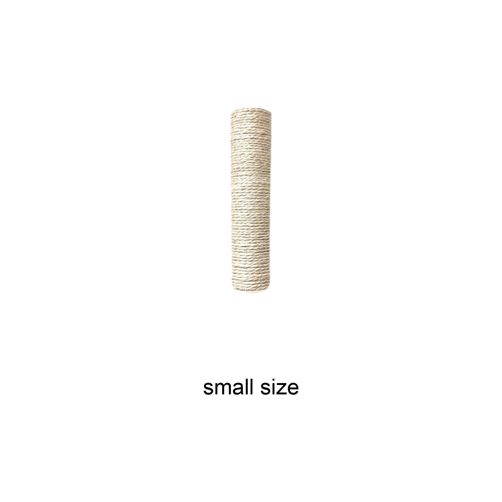 Moonsky White Sisal Cat Scratcher, Heavy Duty Scratching Post for Cages and Wall Mount Natural Sisal Rope Grinding Claws Toy for Cats Climbing Frame