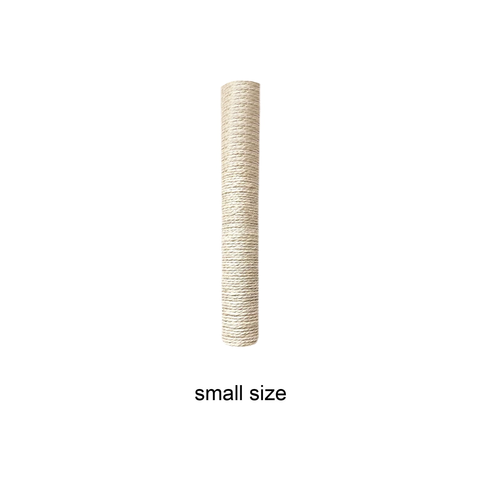 Moonsky White Sisal Cat Scratcher, Heavy Duty Scratching Post for Cages and Wall Mount Natural Sisal Rope Grinding Claws Toy for Cats Climbing Frame
