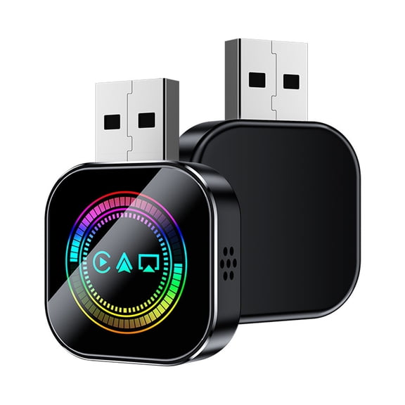 Moonsky Wireless CarPlay Adapter, 3-in-1 Screen Mirroring for iPhone/Android, Wired to Wireless Converter C One Size