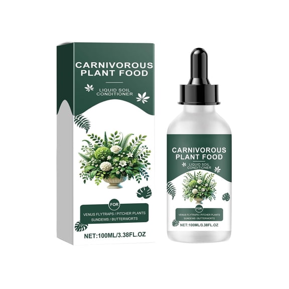 Moonspry Tropical Plant Growth Supplement Drops - Nourish Plants, Improve Soil, Boost Growth as Soil Conditioner - For Indoor Tropical Plants, Potted Greenery, Garden Foliage