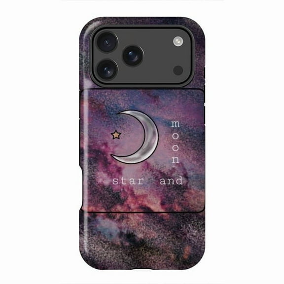 Moonstar Celestial Lunar and Starry Night Art for iPhone 17 16 15 14 13 12 11 Pro Max