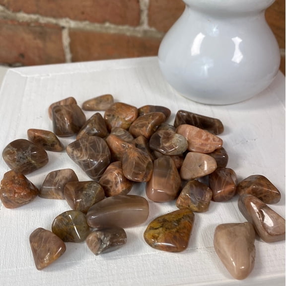 Moonstone Peach Tumbled