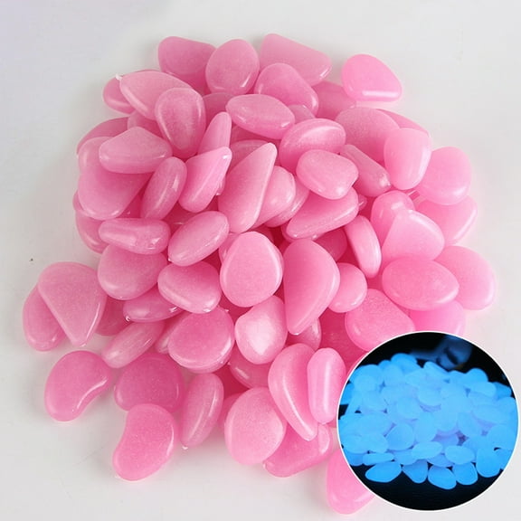 Moonstone Promotion Sale! Nomeni Garden Decorative Pebbles Stonesnon Radioactive Resin Materialglowinglawnfish Tank, Home Decor Clearance Sale