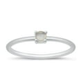 thumbnail image 1 of Moonstone Ring .925 Sterling Silver Band White Cubic Zirconia Jewelry Female Male Unisex Size 9, 1 of 4