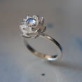 thumbnail image 1 of Moonstone White Lotus Ring Crystal Rhinestone, 1 of 5