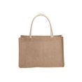 thumbnail image 1 of Moontgen Burlap Tote Bags Blank Jute Beach Handbag Gift Bags with Handle (M), 1 of 9