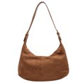 thumbnail image 1 of Moontgen Crescent Bag for Women with Inner Pocket Hobo Bag Zipper Handbag for Work(brown), 1 of 9