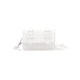thumbnail image 1 of Moontgen Crossbody Purse for Women Solid Satchel Purse Pu Leather Handbag for Work(white), 1 of 9