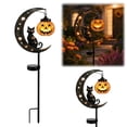 thumbnail image 1 of Moontgen Halloween Solar Garden Stake Lights, Black Cat Pumpkin and Moon Shaped Waterproof Outdoor Decor Lights for Yard, Pathway and Patio (A), 1 of 9