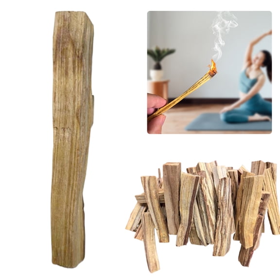 Moontgen Palo Santo Sticks Natural Incense Sticks Purifying Healing Wooden Aroma Diffuser Stick Natural Crude Wood Strips for Home Living Room Office