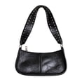 thumbnail image 1 of Moontgen Women Crossbody Sling Bag Studded Decor Casual Tote Dating Purse (Black), 1 of 9