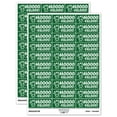 thumbnail image 1 of Moooo-valous Marvelous Cow Teacher Student School Sticker Set - Dark Green - Matte Finish - 1.75" Medium, 1 of 7