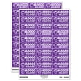 thumbnail image 1 of Moooo-valous Marvelous Cow Teacher Student School Sticker Set - Purple - Matte Finish - 1.75" Medium, 1 of 7