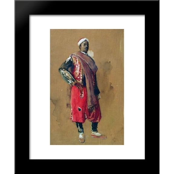 Moor 20x24 Framed Art Print by Makovsky, Konstantin