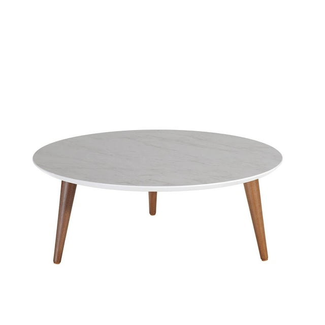 Moore 31.49" Round Low Coffee Table in Grey