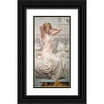 thumbnail image 1 of Moore, Albert Joseph 18x32 Black Ornate Wood Framed with Double Matting Museum Art Print Titled - Silver, 1 of 4