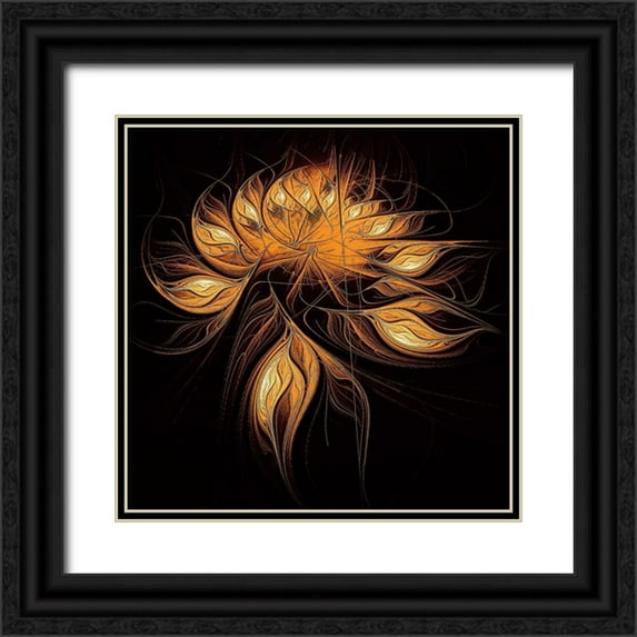 Moore, Amanda 15x15 Black Ornate Wood Framed with Double Matting Museum Art Print Titled - Heart of Gold