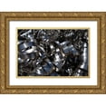 thumbnail image 1 of Moore, Brian 14x11 Gold Ornate Wood Framed with Double Matting Museum Art Print Titled - Metal Coils II, 1 of 4